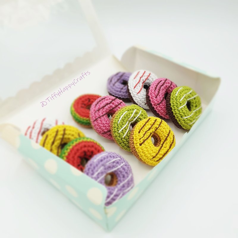 Mini Donuts | Amigurumi Easy Crochet PATTERN PDF - 手工藝教學/工具書 - 其他材質 