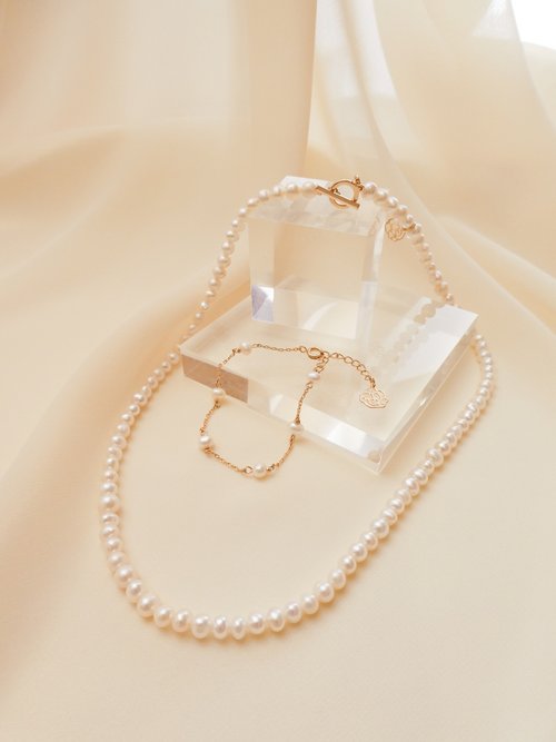 ADARA CHAO 法式原創飾品 【快速出貨】Pearls 天然巴洛克淡水珍珠項鍊手鍊 Essential系列
