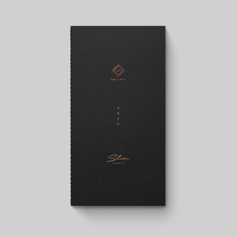 TAKE A NOTE 2025 SLIM BIWEEK PLANNER - Notebooks & Journals - Paper Black