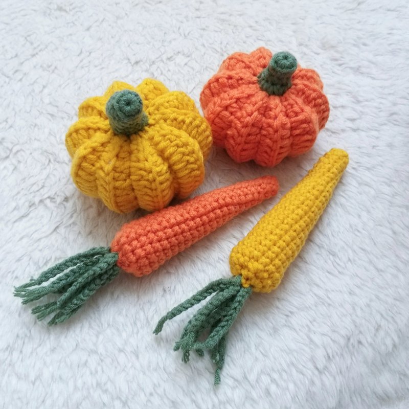 cute pumpkin carrot halloween pumpkin - Items for Display - Cotton & Hemp Orange