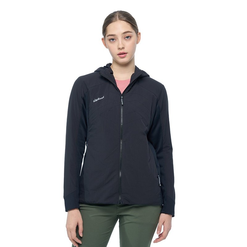 【Wildland 荒野】超輕量機能化纖保暖外套 女 黑色 0B02925-54 - 女大衣/外套 - 尼龍 黑色