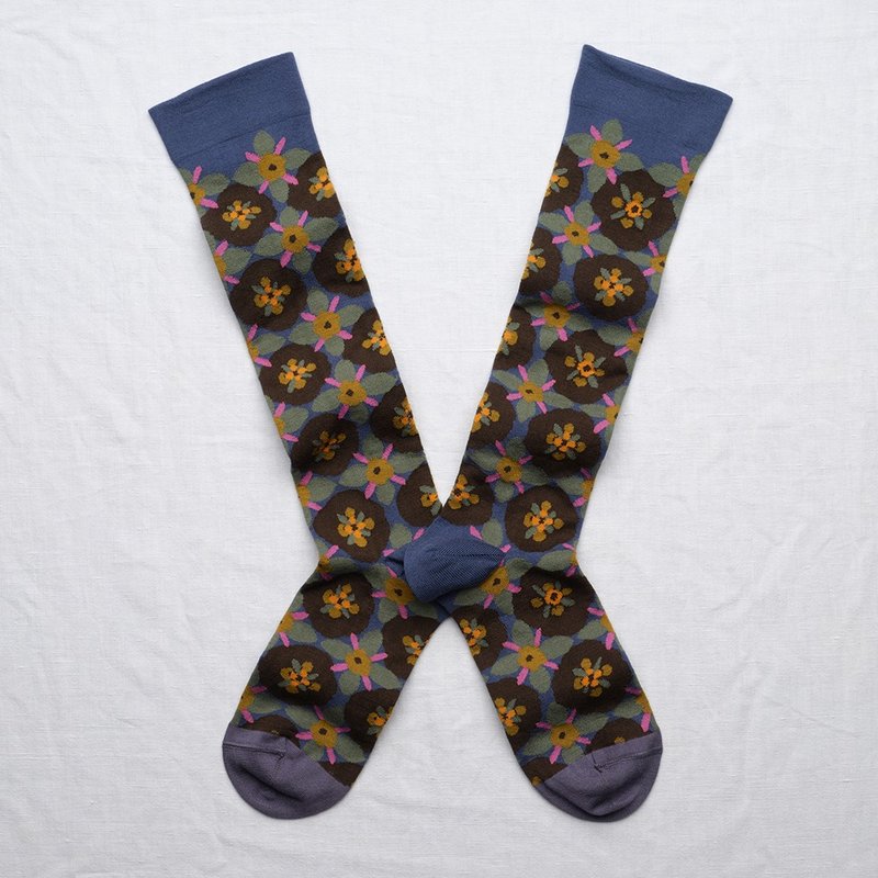 French Stockings-Kaleidoscope - Socks - Cotton & Hemp 