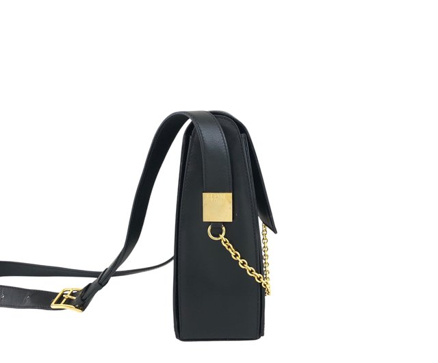 日本直送 名牌中古包 】CELINE セリーヌ ショルダーバッグ ブラック