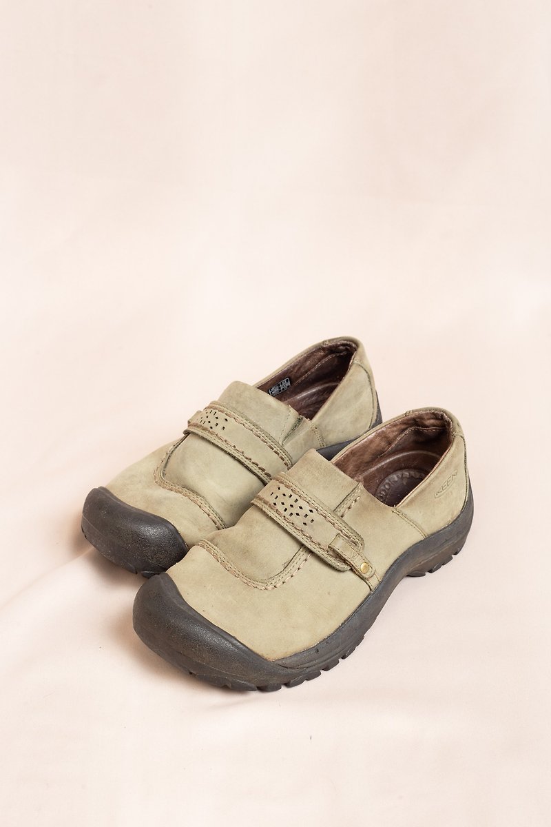 Vintage Keen. Vintage [First Love Sales Office] Hiking Shoes - รองเท้าบัลเลต์ - หนังเทียม 