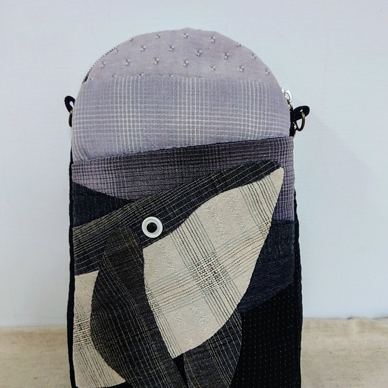 whale side backpack - Messenger Bags & Sling Bags - Cotton & Hemp 