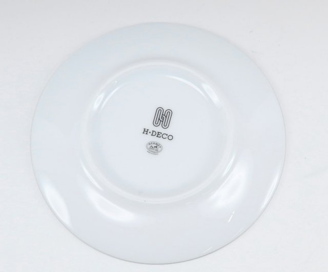 値下げ！新品未使用！エルメス デコ プレート 14㎝ 皿 日本直送】エルメス HERMES アッシュデコ Hデコ 食器 14cm