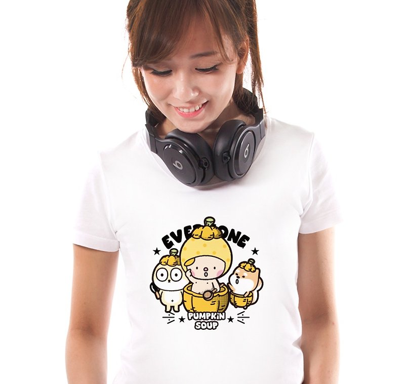 Meng Guojun T-shirt_PumpkinSoup_Shortスリーブトップ - トップス ユニセックス - コットン・麻 