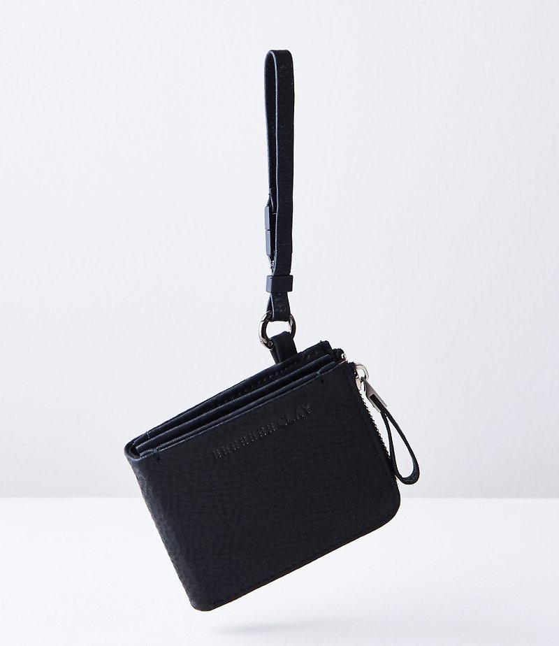 Mini Wallet - Black - 銀包 - 真皮 黑色