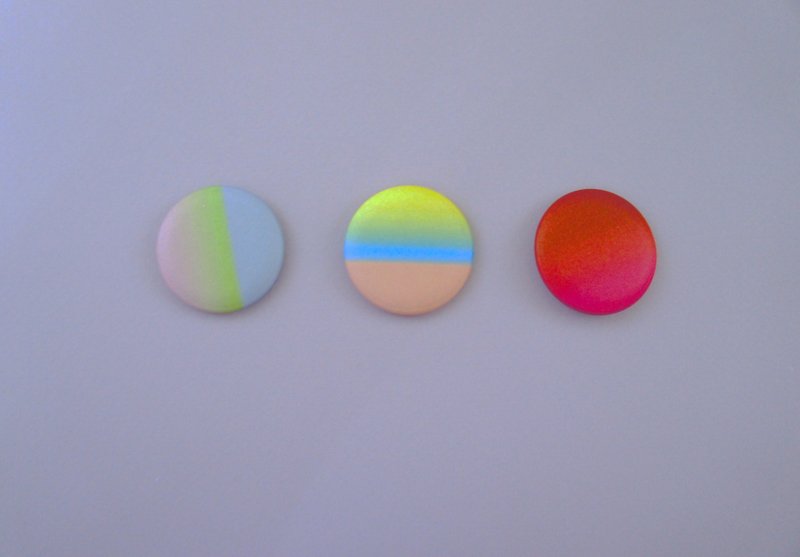 Sky badge three into the group - Badges & Pins - Paper Multicolor
