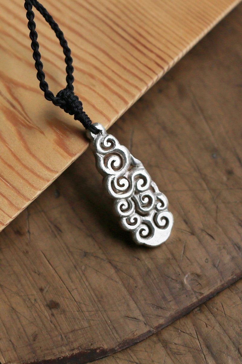 Yiranzhi original handmade | 999 Silver| auspicious cloud necklace | only one piece of design - สร้อยคอ - เงินแท้ 