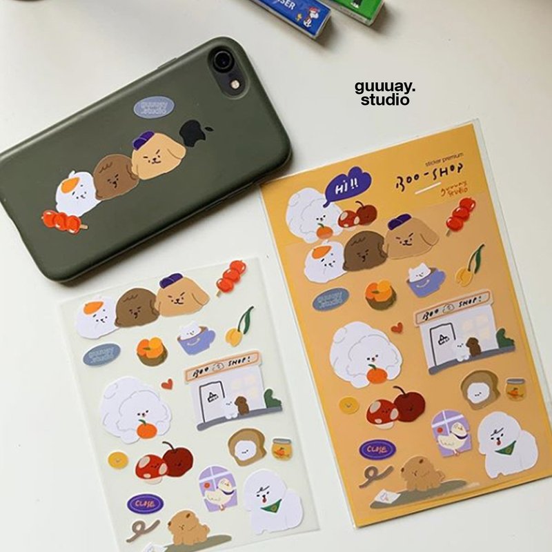 Boo-Shop Premium Sticker - 貼紙 - 防水材質 多色