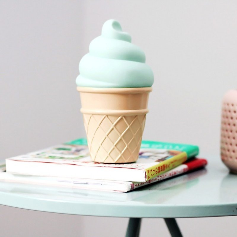 Netherlands | a Little Lovely Company ❤ Nordic habilitation lamp night light ice cream - mint green - โคมไฟ - พลาสติก สีเขียว