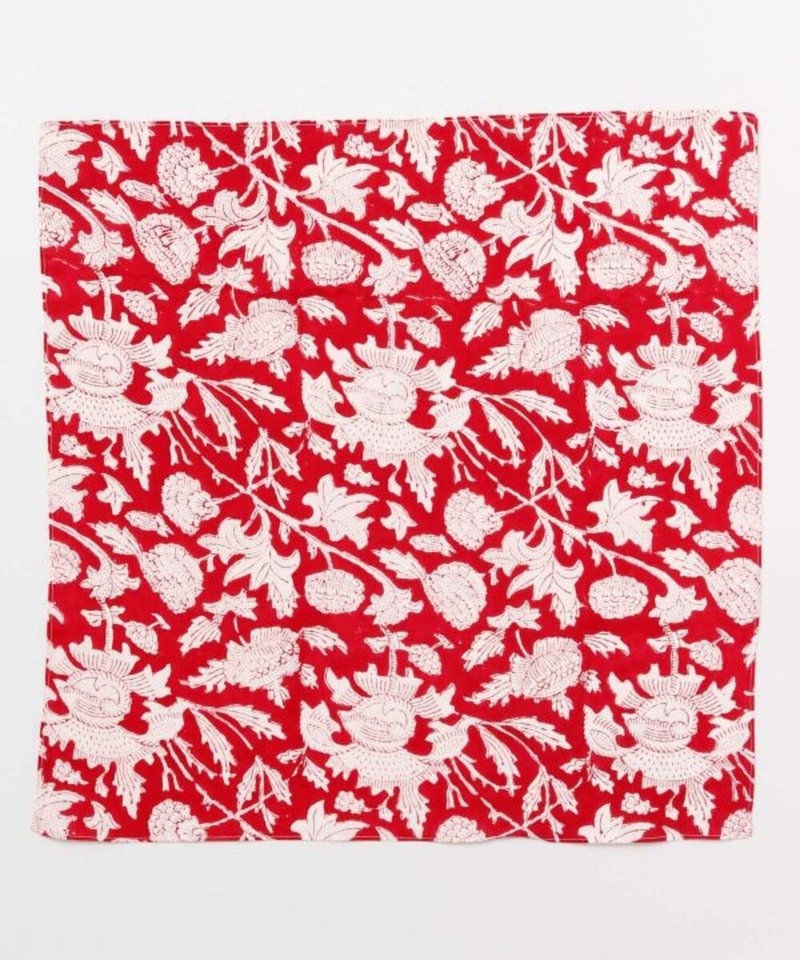 [Hot pre-order] Indian traditional prints totem printing turban square B (6 colors) IRAP3701 - Handkerchiefs & Pocket Squares - Cotton & Hemp Multicolor