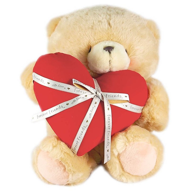 12"/Love Plush Bear【Hallmark-ForeverFriends Plush-Warm Heart Series】 - Stuffed Dolls & Figurines - Other Materials Multicolor