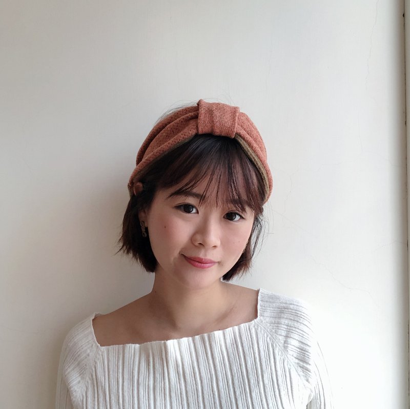 Turn faster than a book Elastic hairband - Headbands - Polyester Orange