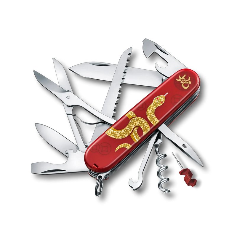 VICTORINOX Swiss Victorinox Swiss Knife 2025 Limited Edition Snake Knife 1.3714.E14 - Camping Gear & Picnic Sets - Stainless Steel Red