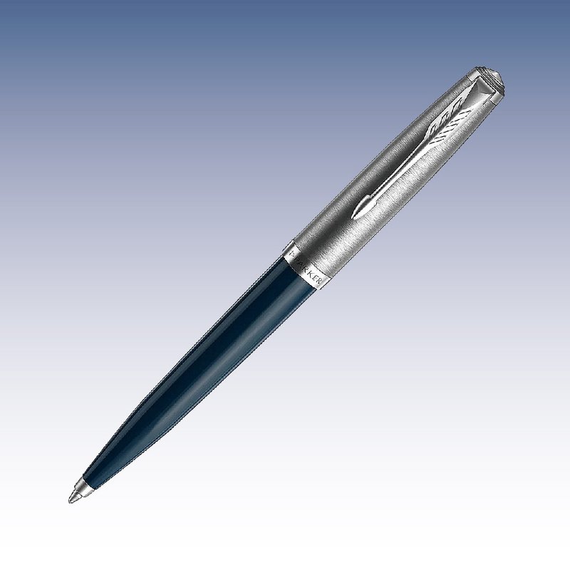 Parker 派克51復刻版 藍桿原子筆 免費刻字 - 原子筆/中性筆 - 其他金屬 藍色