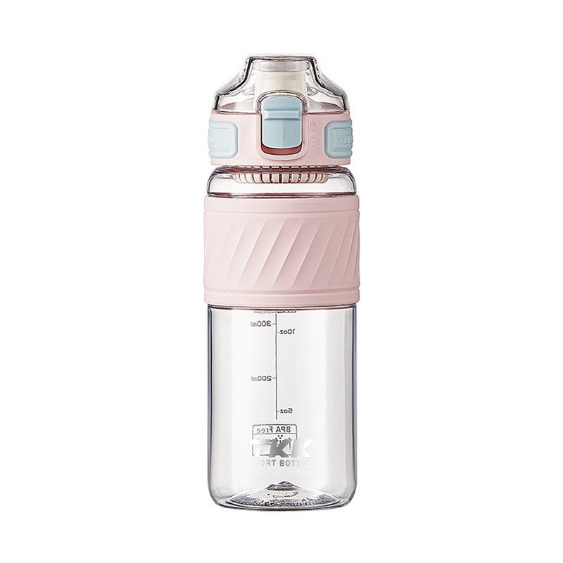 [TKK] Tritan series portable sports water bottle 600ML imported from the United States-Lianying powder - Pitchers - Other Materials Pink