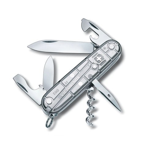 城市視角 VICTORINOX 瑞士維氏 瑞士刀 Spartan 12用 91mm 透明 1.3603.T7