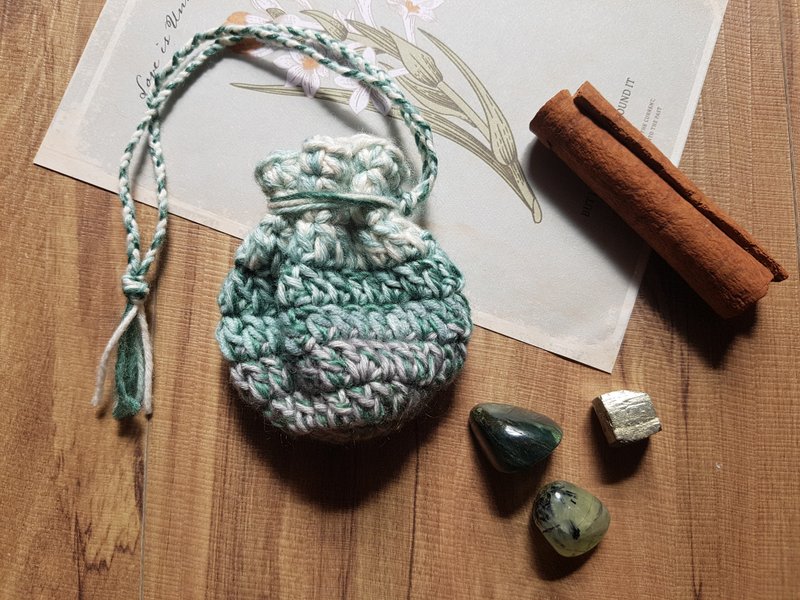 Song of the Earth - Mine Bag + Ore Pyrite / Jasper / Grape Stone - Other - Gemstone Green