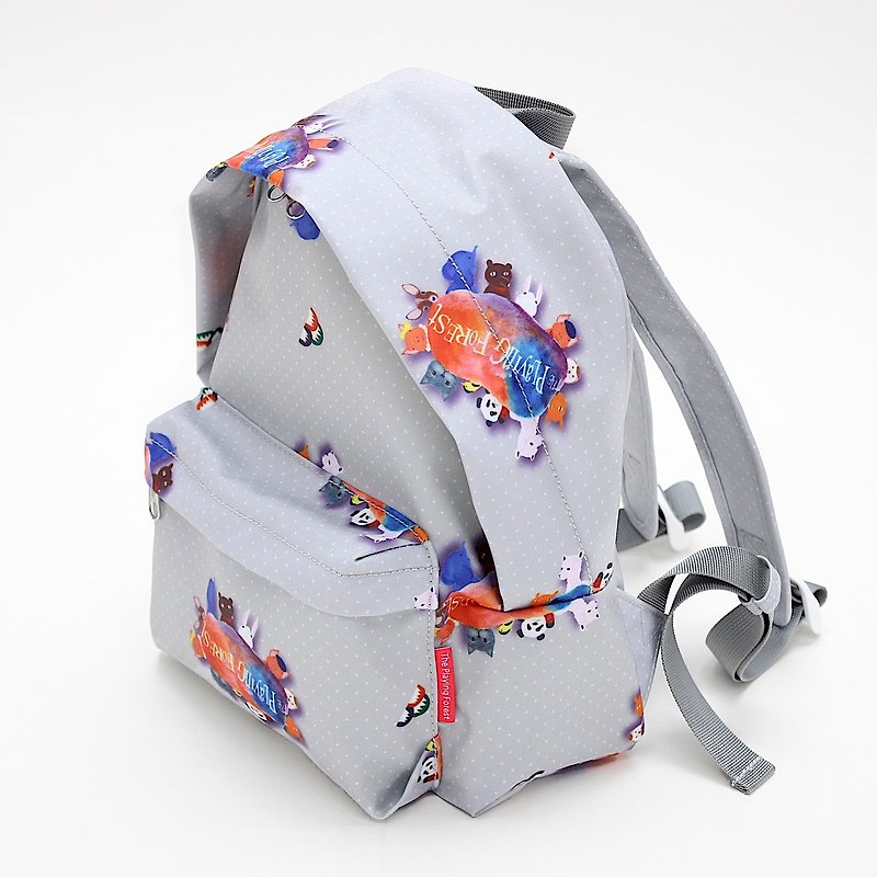 The Playing Forest Waterproof Super Light Eco-friendly Mini Backpack - Backpacks - Polyester Gray
