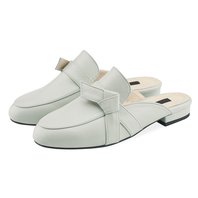 PRE-ORDER SPUR Side Bow bloafer QS7036 SKY - Women's Casual Shoes - Faux Leather 