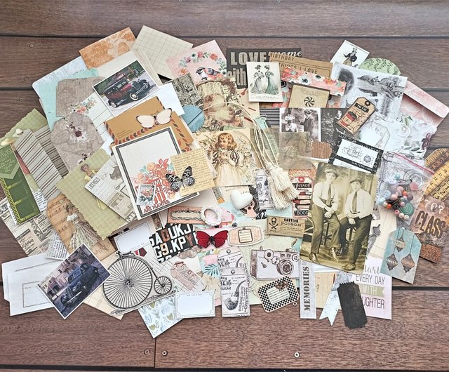 Junk Journal Ephemera Kit A