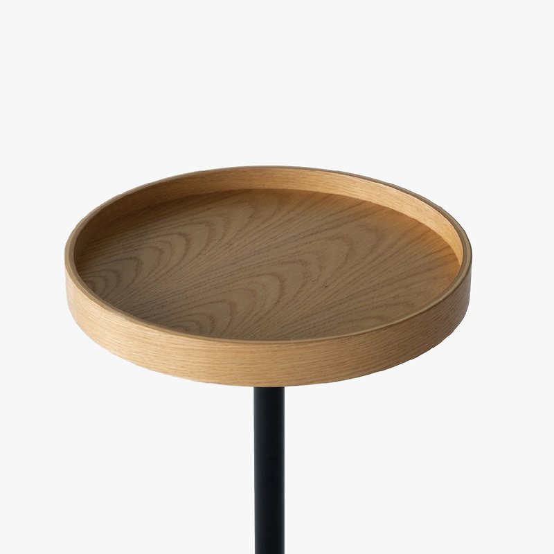Juran Home | Haofun loose round side table (classic color) wooden practical two-purpose small table - เฟอร์นิเจอร์อื่น ๆ - โลหะ สีดำ