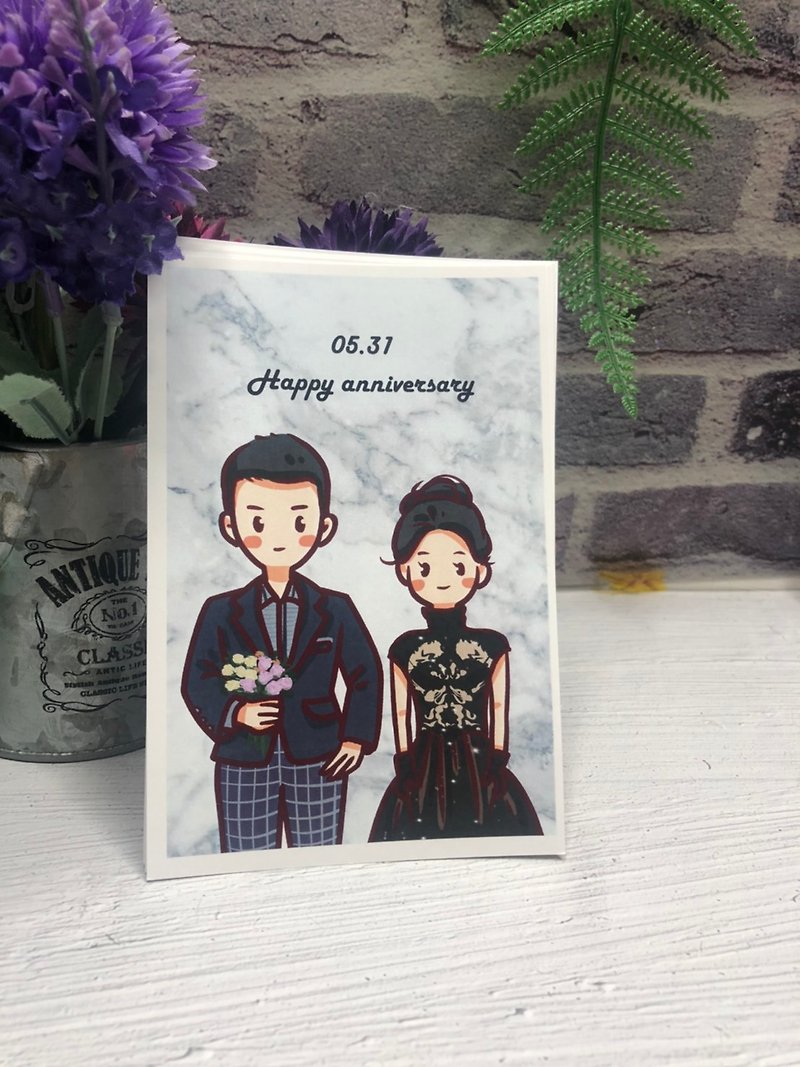 [Free shipping] Marriage commemorative postcards 3 free 2 beautiful cards to commemorate the marriage - Cards & Postcards - Paper Red