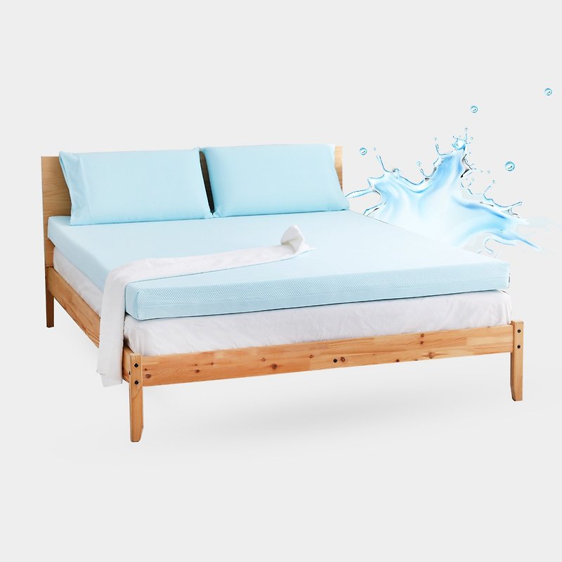 Lightweight and cool yarn 10cm high breathable anti-bacterial antibacterial memory mattress│Four sizes - Bedding - Other Materials 