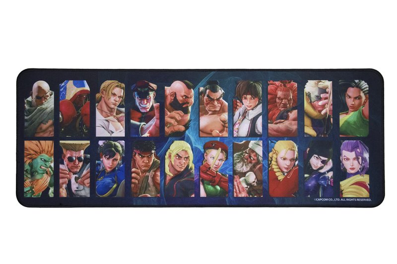 街霸五代角色牆滑鼠墊 (街頭霸王/快打旋風/Street Fighter系列) - 滑鼠墊 - 橡膠 
