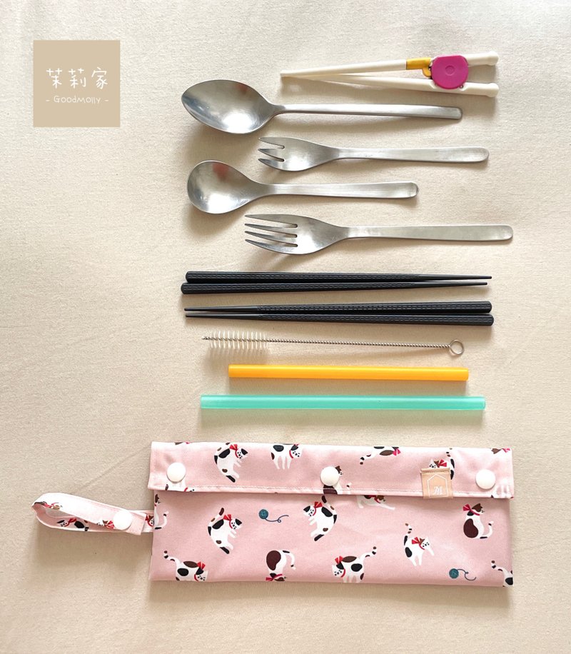 Waterproof Eco-friendly Cutlery Bag - กระเป๋าคลัทช์ - วัสดุกันนำ้ 