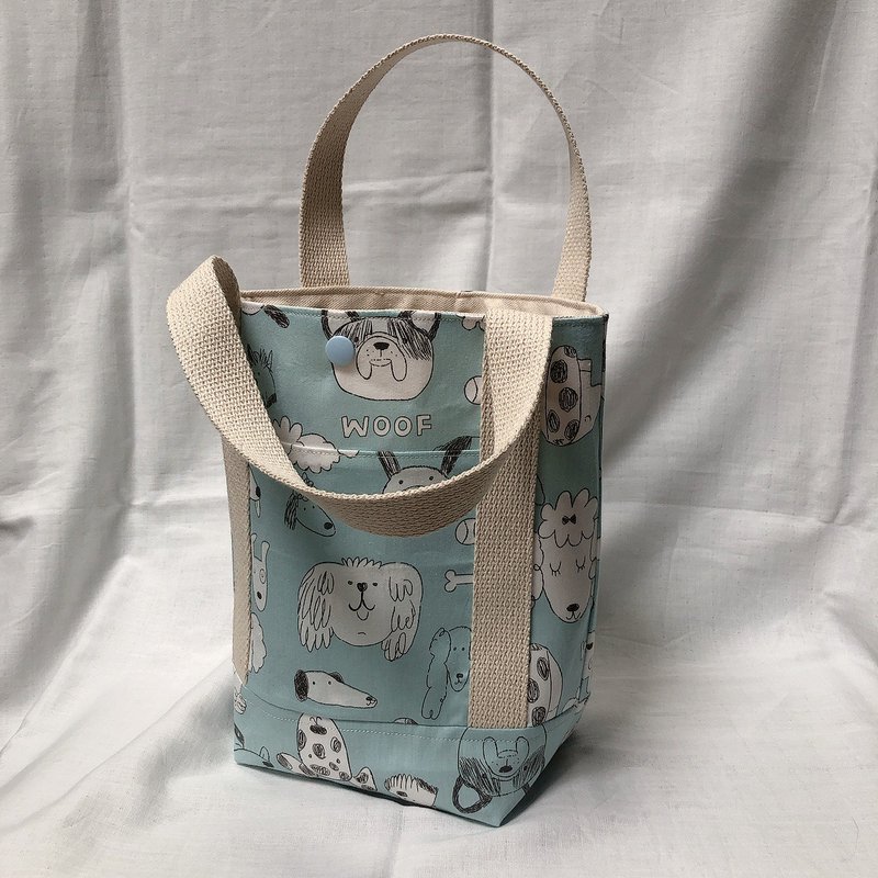 [Customized Gift] Small Handbag Cute Dog Handbag Cloth Bag_Ready Stock - Handbags & Totes - Cotton & Hemp 