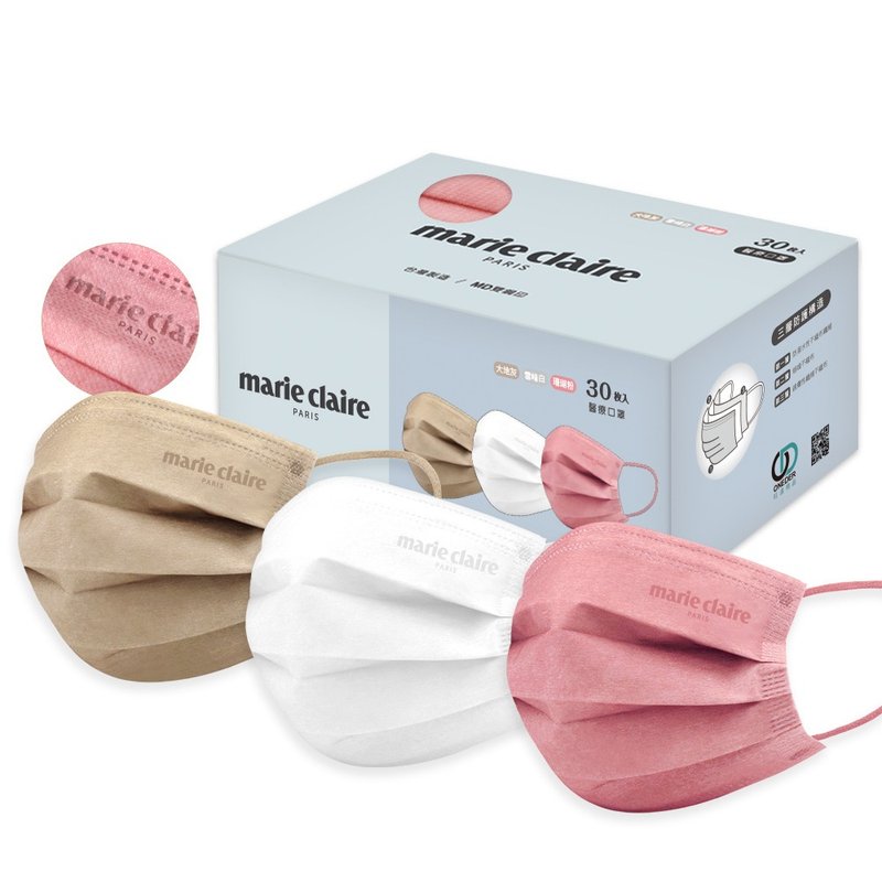 【ONEDER】Marie Claire Flat Medical Masks (30 pieces) Masks - Face Masks - Other Materials 