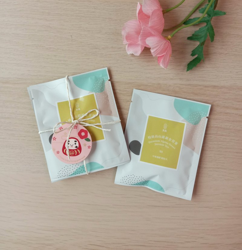 特級高山甜韻金萱茶_有白茶作法的原片烏龍茶包 - 茶葉/茶包/水果茶 - 植物．花 金色