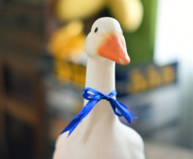 Antique American 80s plastic goose lamp - Shop Antique American 80s plastic goose lamp - Shop