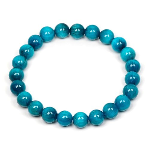 正佳珠寶 Gemsrich Jewelry 【正佳珠寶】藍磷灰 深邃藍 8mm 藍磷灰手珠