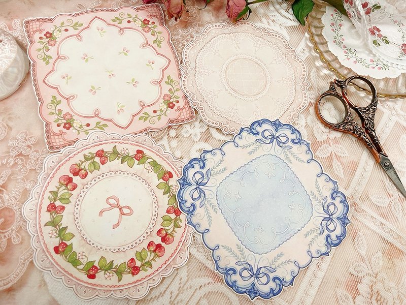 *Doily - Stickers - Paper 