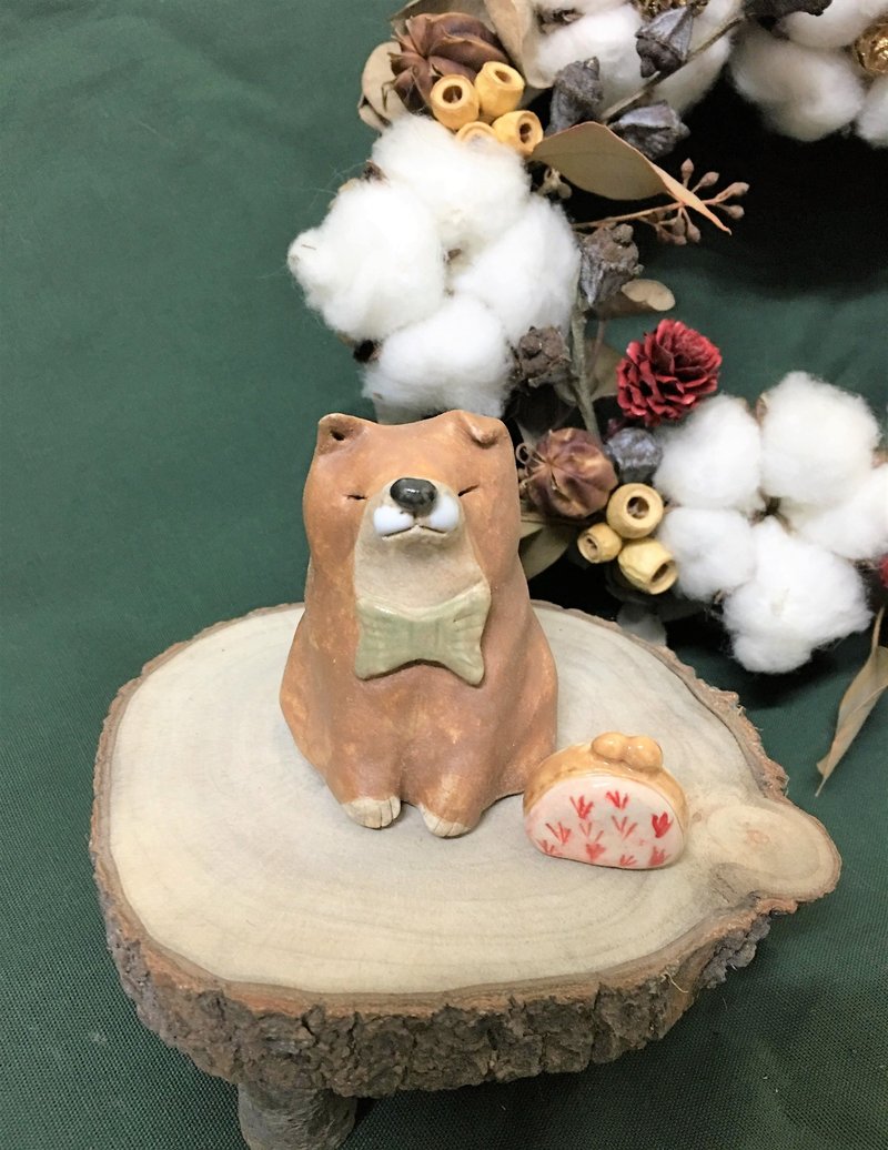 新年發財狗系列-阿財米克斯犬 - 擺飾/家飾品 - 瓷 多色
