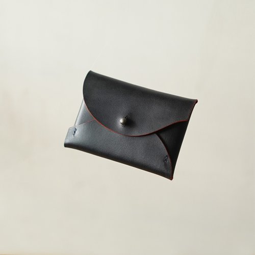 Hon leather studio 葉片名片夾 卡夾 Leaf card holder