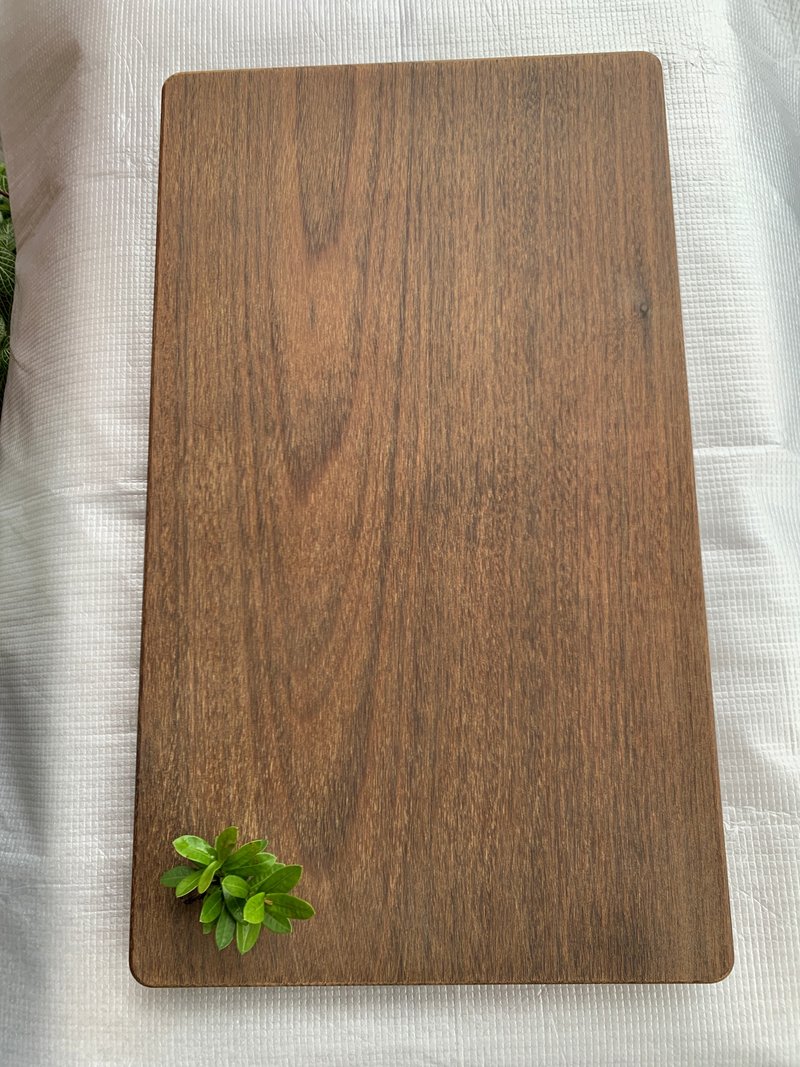 小型南美紫檀原木砧板、天然無塗裝 - 托盤/砧板 - 木頭 