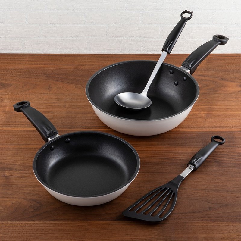 NYAMMY FRYINGPAN 4PCS SET (W/G) - Cookware - Aluminum Alloy 