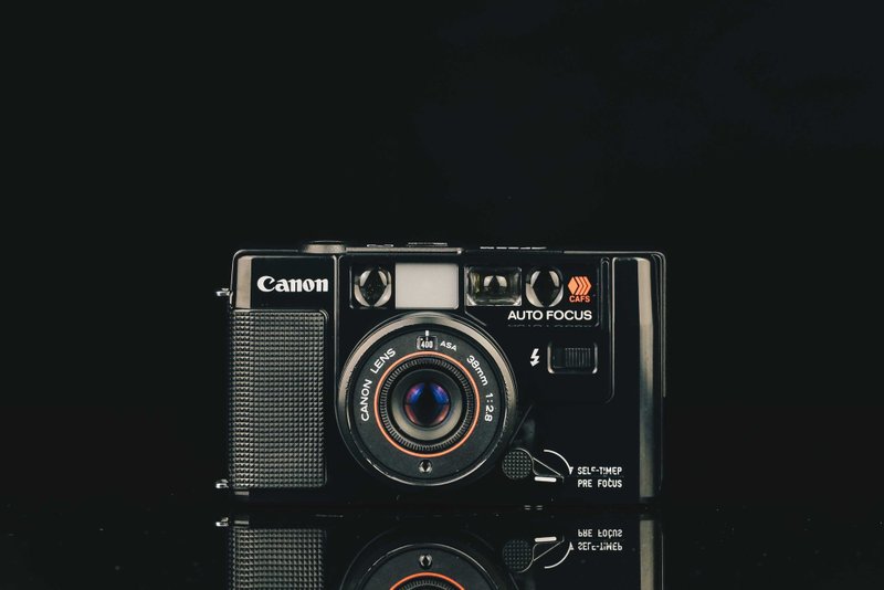Canon AF35M #0236 #135 film camera - Cameras - Other Metals Black