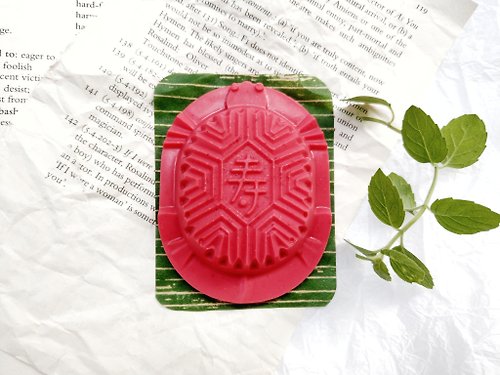 壽龜手工皂傳統復古造型復刻台灣好滋味過年伴手禮紅龜粿 設計館somnambulist 肥皂 手工皂 Pinkoi