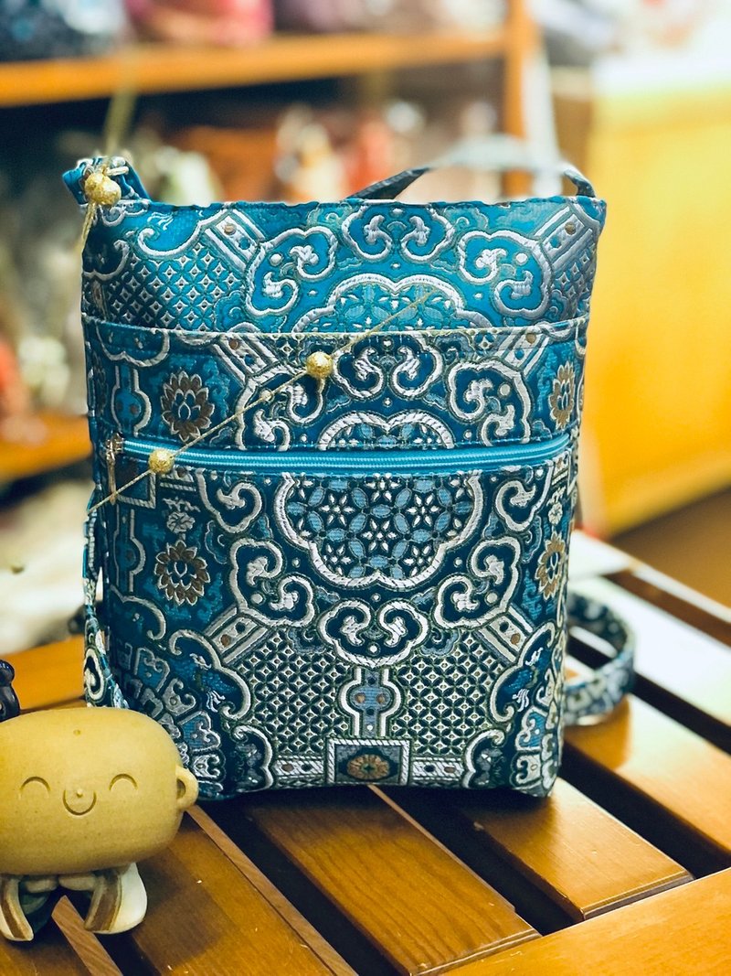 Taiwan Customized BRIC Small Crossbody Bag - Messenger Bags & Sling Bags - Silk Multicolor