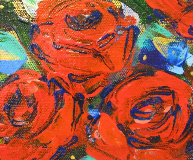 立体的な赤いバラのアート Amazon.co.jp: 絵画「赤いバラ」インテリア 絵 花 アートパネル