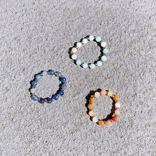 An sisters 【出清Sale】多彩虹串珠戒指 Colorful Stone Rings
