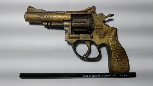 初期絶版 懐かしの台湾レトロ玩具 全金属製リボルバー - ショップ