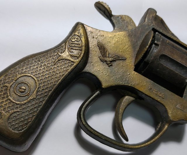 初期絶版 懐かしの台湾レトロ玩具 全金属製リボルバー - ショップ