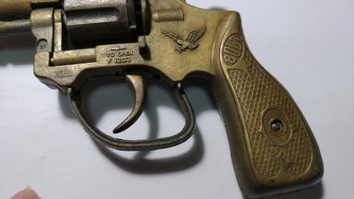初期絶版 懐かしの台湾レトロ玩具 全金属製リボルバー - ショップ